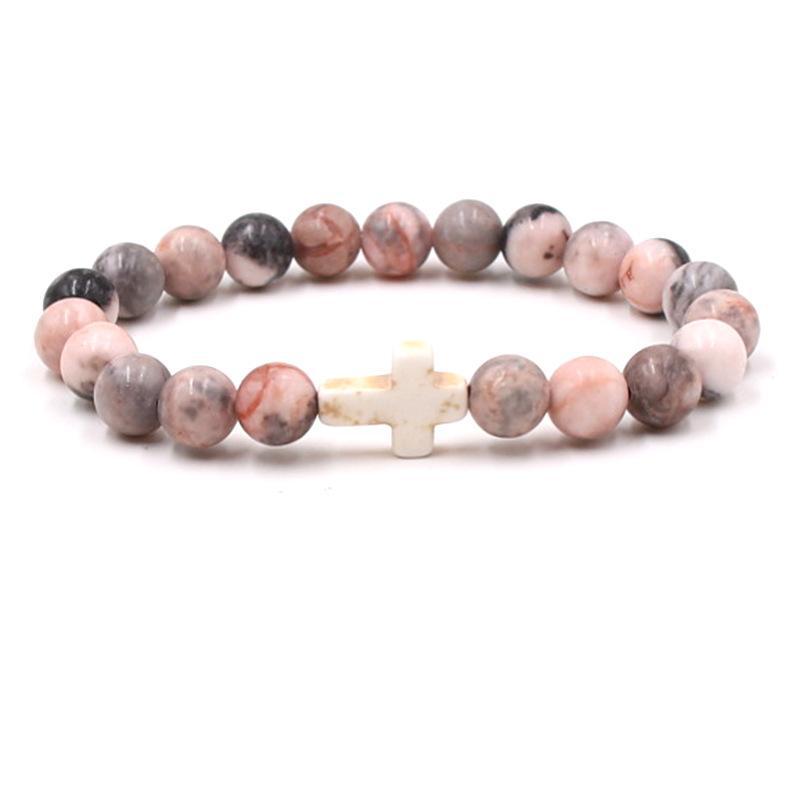 Fashion bead jewelry cross bracelet - V.I.P Digital Presence