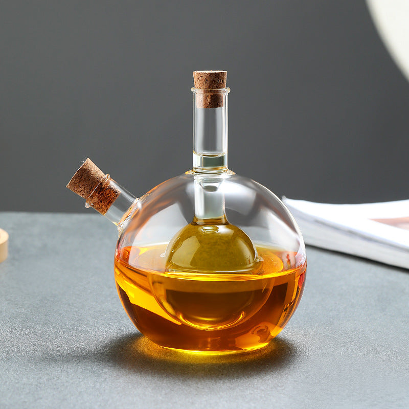 Kitchen Storage Sealed Bottles, Double-layer 2-in-1 Glass Bottles, Oil, Vinegar, Sauce, Seasoning Bottles, Kitchen Tools - V.I.P Digital Presence