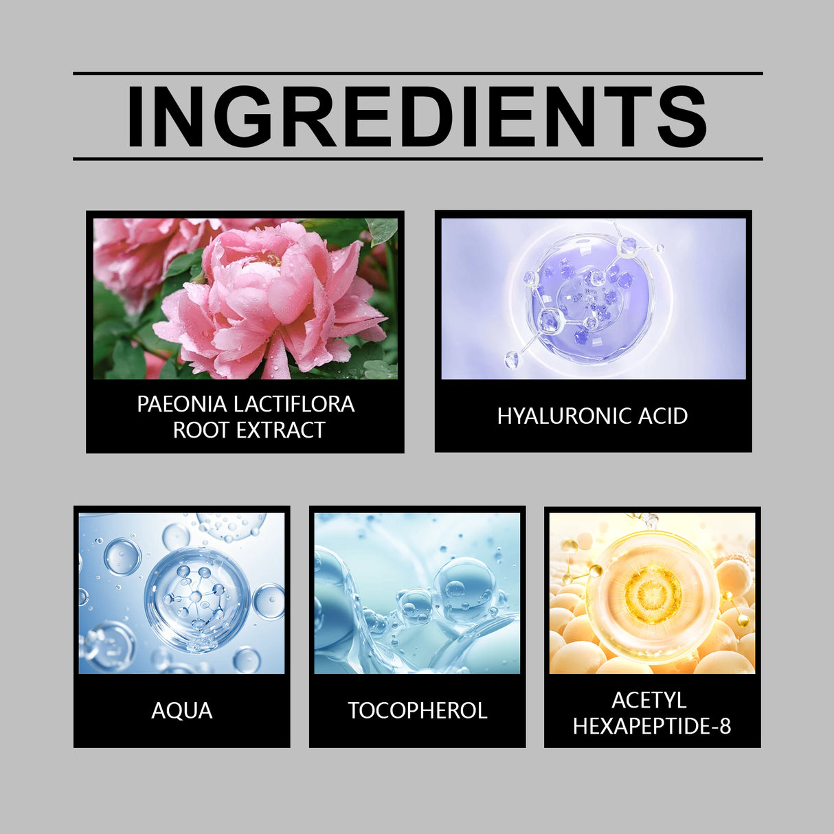 Esencia hidratante facial que hidrata, hidrata y mejora la piel, aclarando las líneas finas y suavizando la piel.