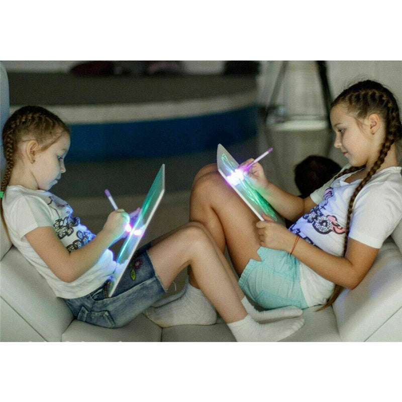 Draw With Light Fun Glowing Paint Glow Light Tablet Draw With Light Fun And Developing Toy - V.I.P Digital Presence