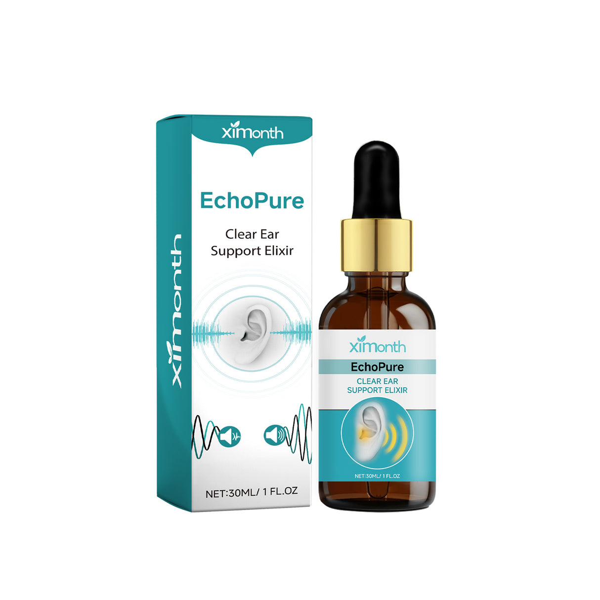 Clear Ear Support Elixir, Relieve Tinnitus Ear Discomfort Inner Ear Obstruction Clean Ear Health Care Solution - V.I.P Digital Presence