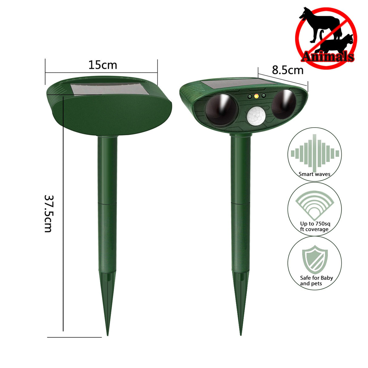 Solar powered animal repellent - V.I.P Digital Presence