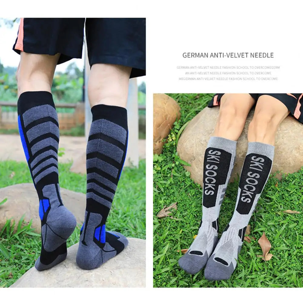 New Merino wool skiing socks with thickened towel bottom for men and women's outdoor winter high tube hiking socks - V.I.P Digital Presence
