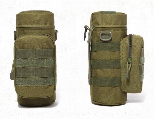 Outdoor Water Bottle Pouch Military Tactical Molle Kettle Case Waist Bag Multifunction Pockets EDC Gear Camping Hiking Riding - V.I.P Digital Presence