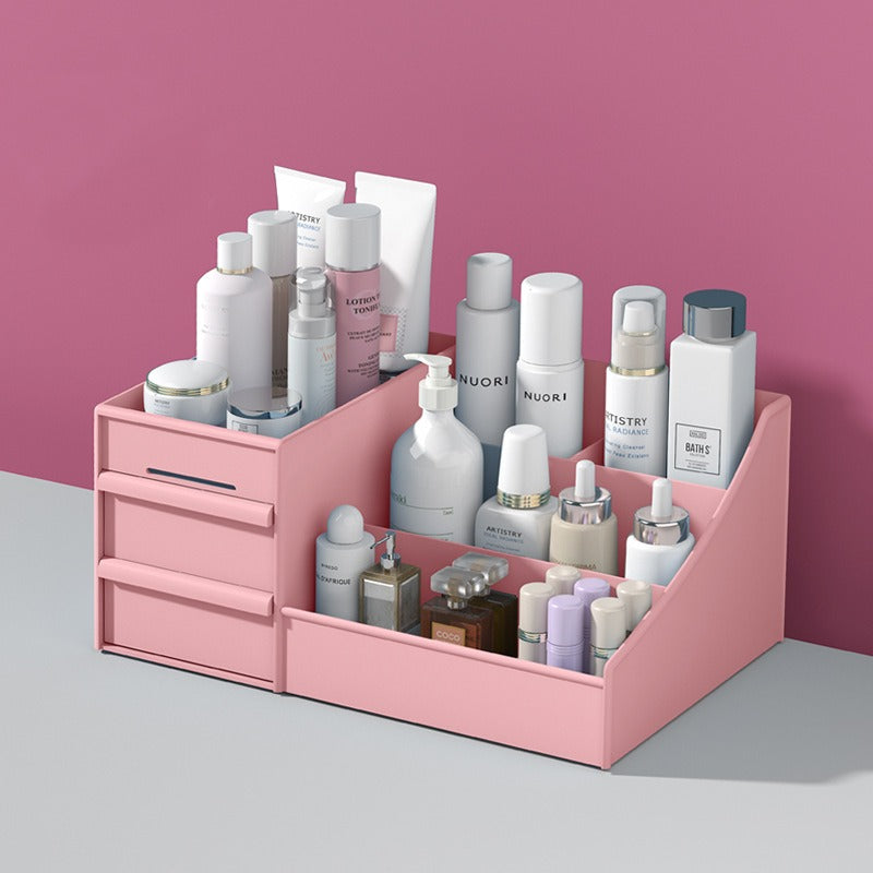 Drawer style cosmetic storage box jewelry sorting skincare tabletop dressing table - V.I.P Digital Presence