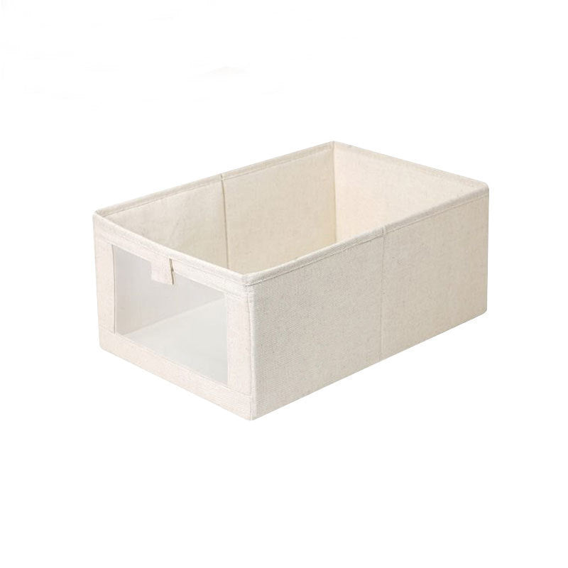 Visible foldable clothes storage box home wardrobe clothing storage box - V.I.P Digital Presence