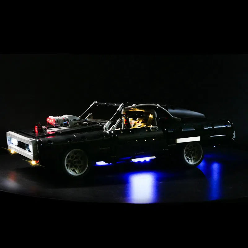 DIY building block lighting compatible with LEGO 42111 Dodge warhorse speed and passion LED remote control light matching - V.I.P Digital Presence
