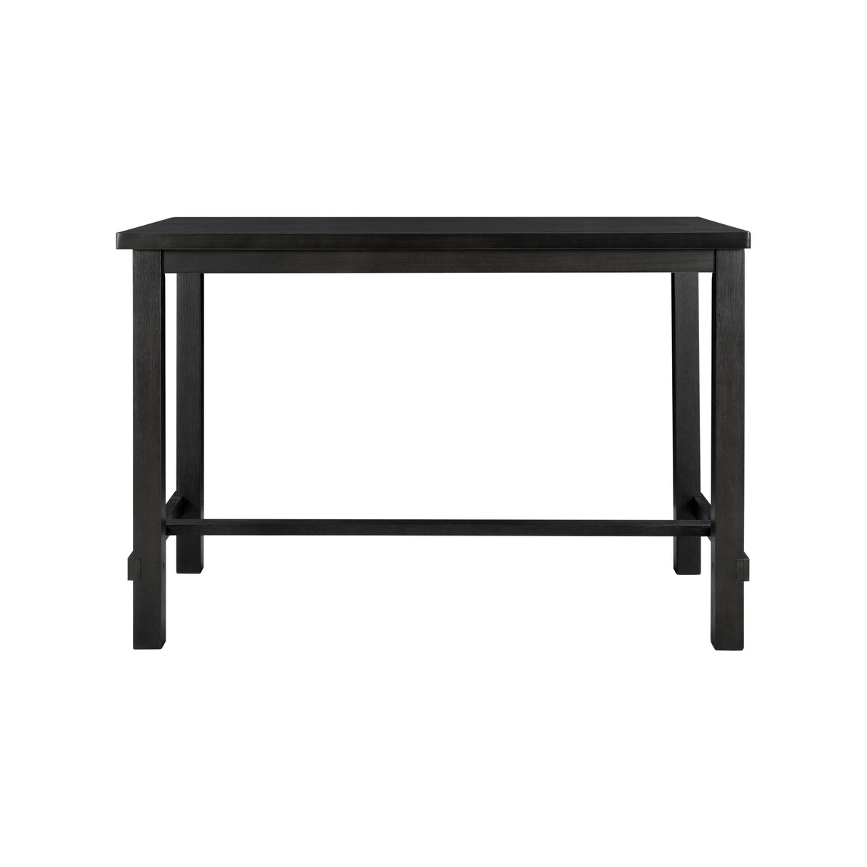 TREXM 5-Piece Counter Height Dining Set, Classic Elegant Table and 4 Chairs in Espresso and Beige - V.I.P Digital Presence