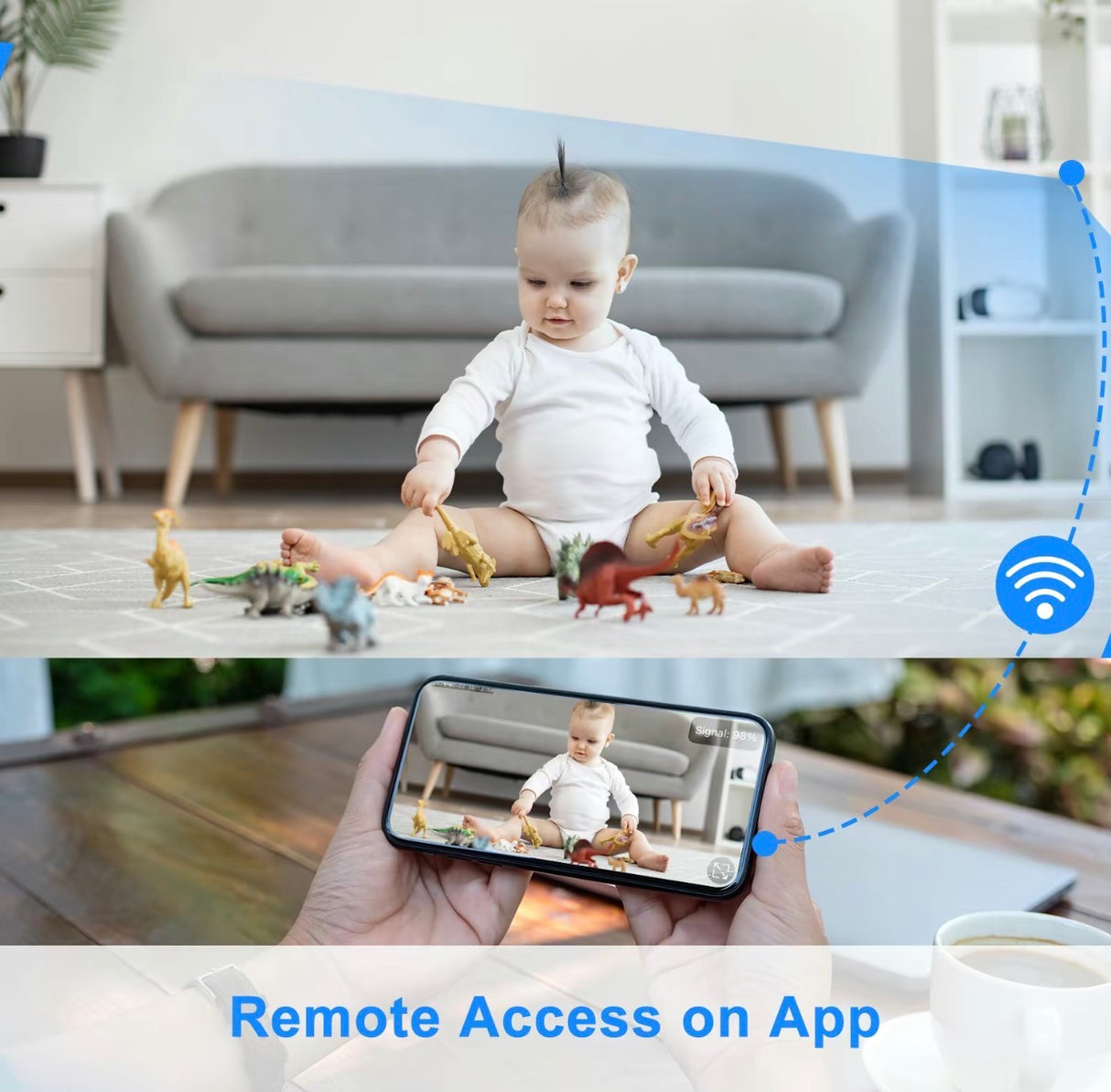 SecureView Clock Camera