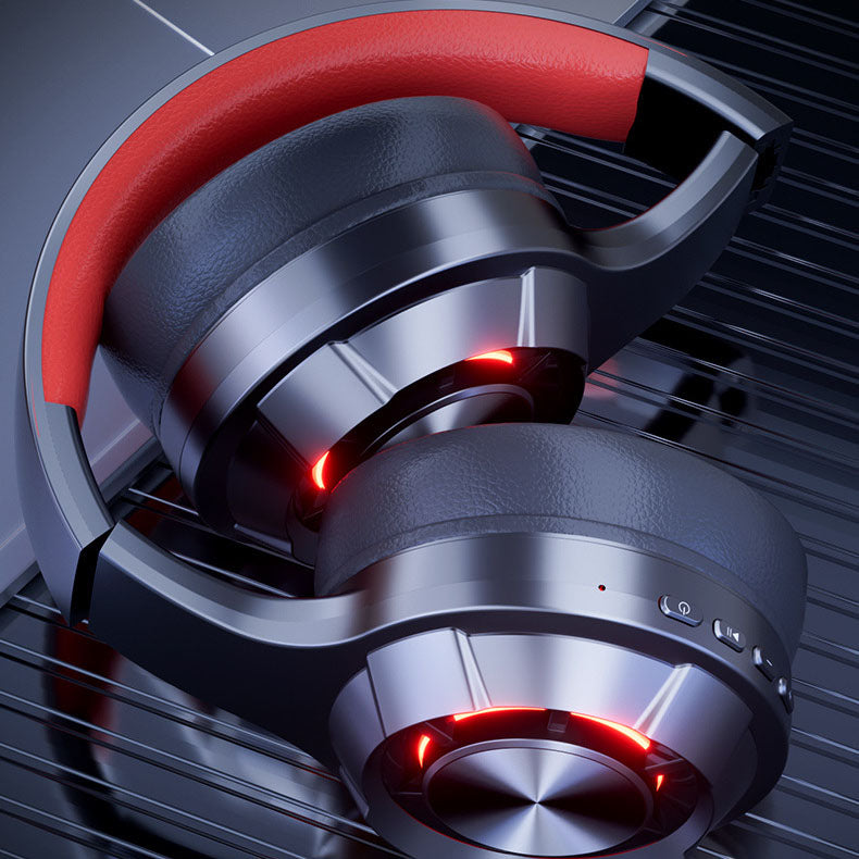 LED illuminated wireless Bluetooth headset for esports with ultra long battery life, Type-C computer headset - V.I.P Digital Presence