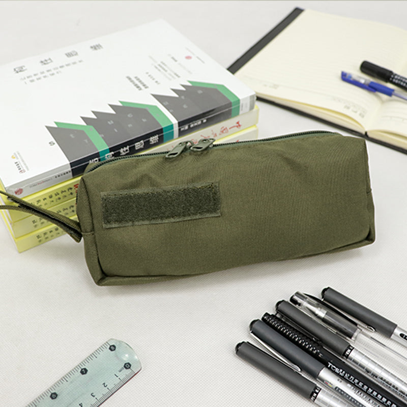 Cold War-era large-capacity tactical storage bag – versatile MOLLE-compatible pouch for students/stationery or tactical use. - V.I.P Digital Presence