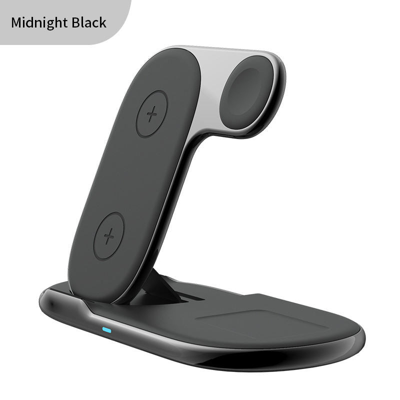 Foldable 3-in-1 wireless charger suitable for wireless charging of Huawei Android phones, Apple watches - V.I.P Digital Presence