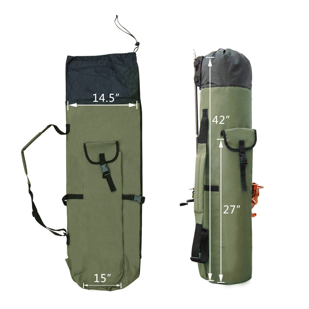 Fishing Portable Multifunction Nylon Fishing Bags Fishing Rod Bag Case Fishing Tackle Tools Storage Bag - V.I.P Digital Presence