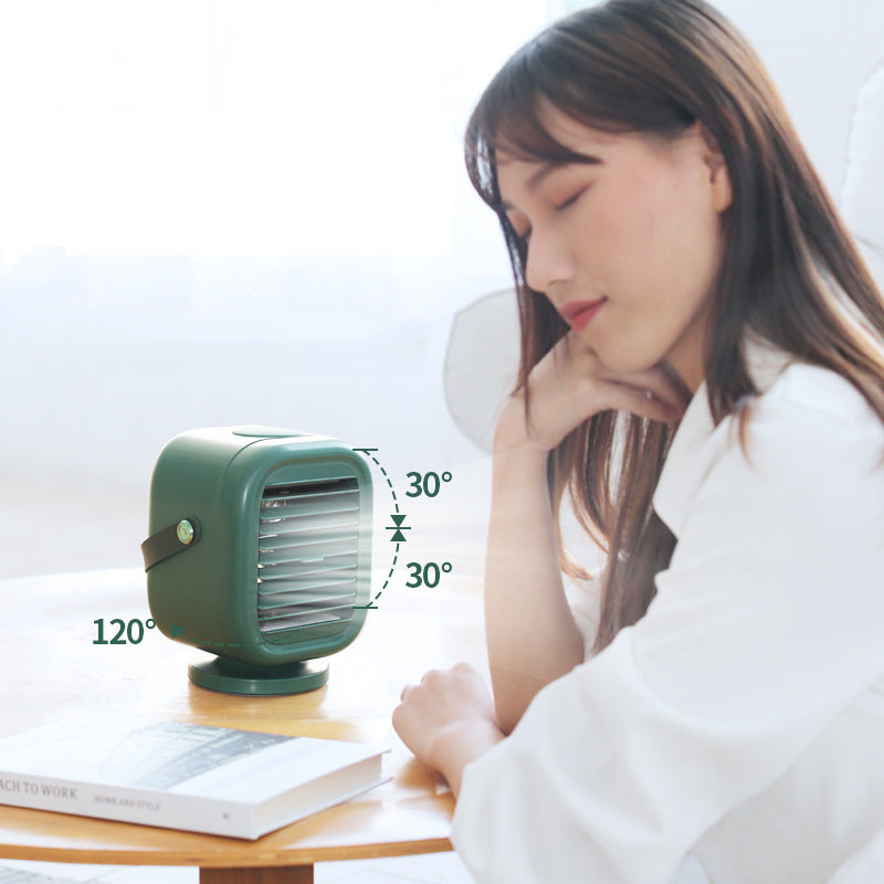 New Water-Cooled Air-Conditioning Fan Household Creative Desktop Small Refrigerator Mini Humidification Spray Fan Lamp - V.I.P Digital Presence