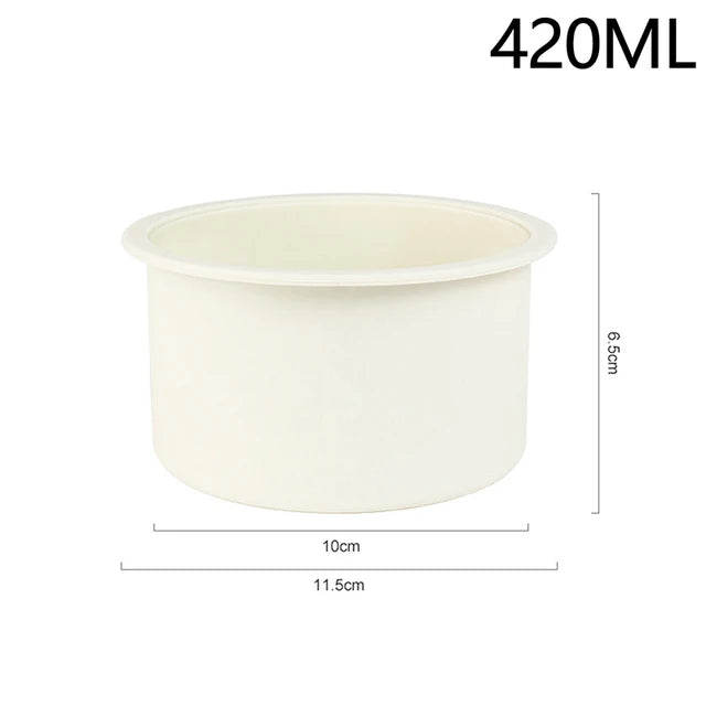 Wax Warmer Heat-resisting Replacement Silicone Bowls Hair Removal Wax With Stirring Stick Non-Stick Pan Hair Removal Tool - V.I.P Digital Presence