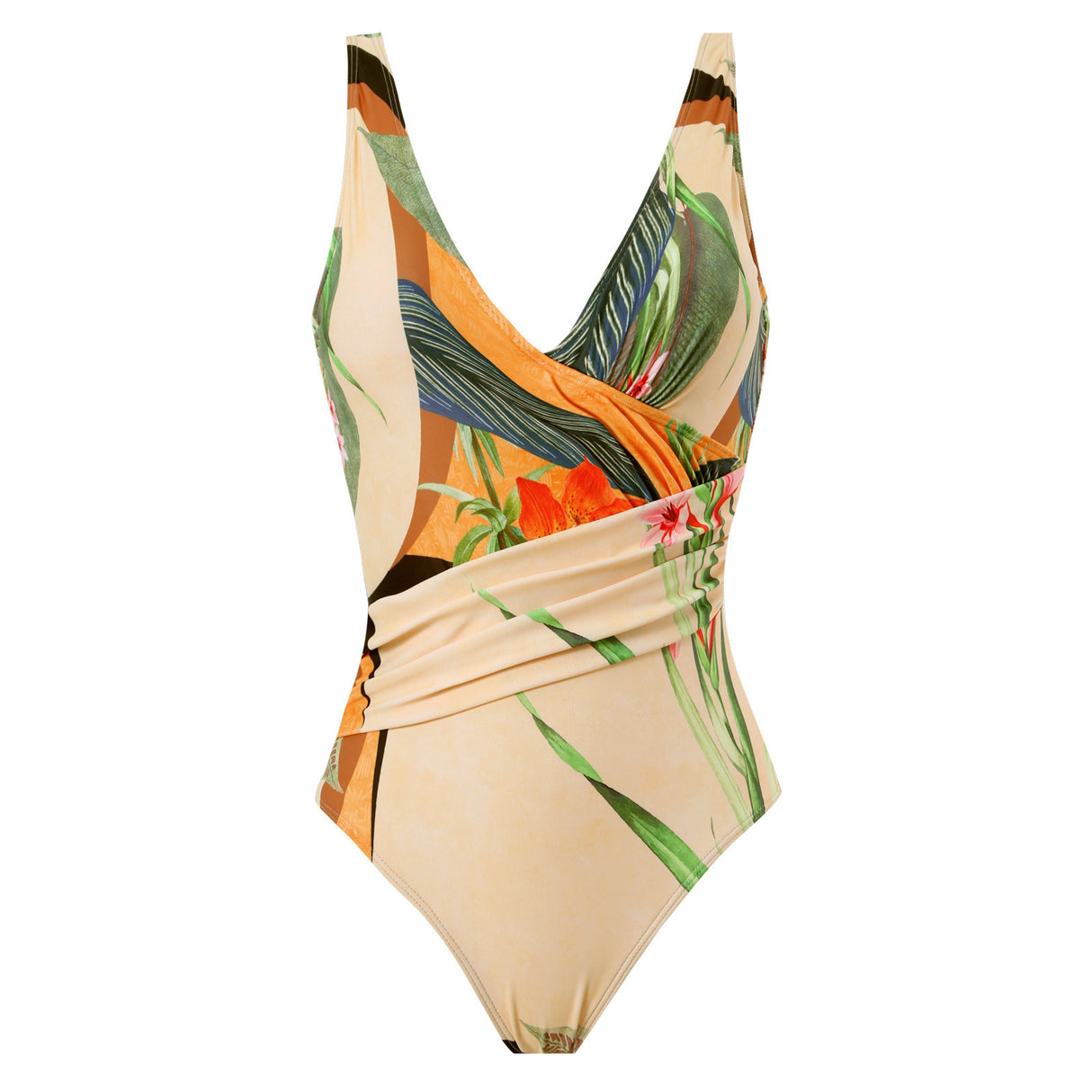 European and American conjoined vacation beach hot spring swimsuit French retro conjoined bikini - V.I.P Digital Presence