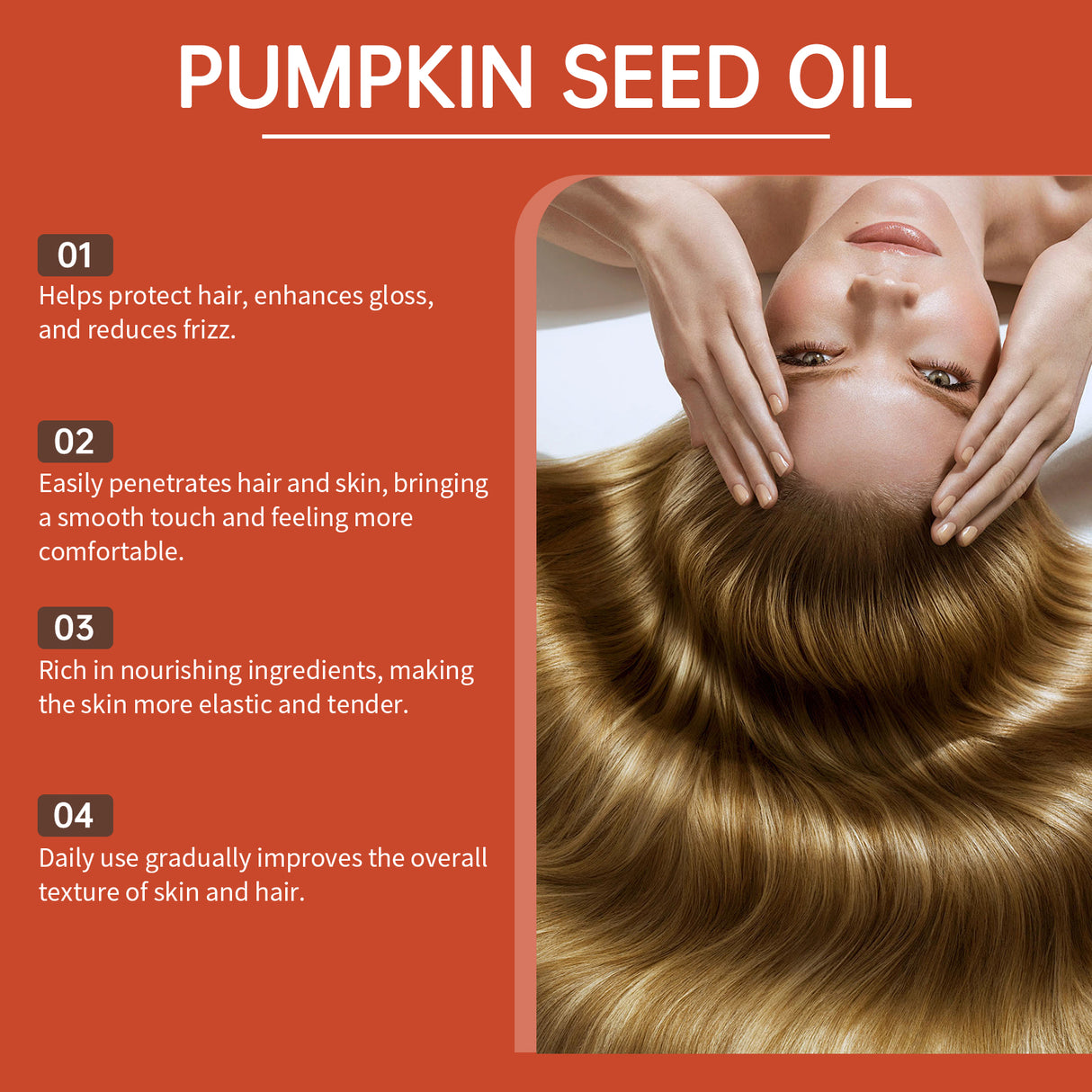 Aceite para el cuidado corporal que hidrata y nutre la piel del cuerpo, suaviza el cabello. Aceite esencial para el cuidado diario.
