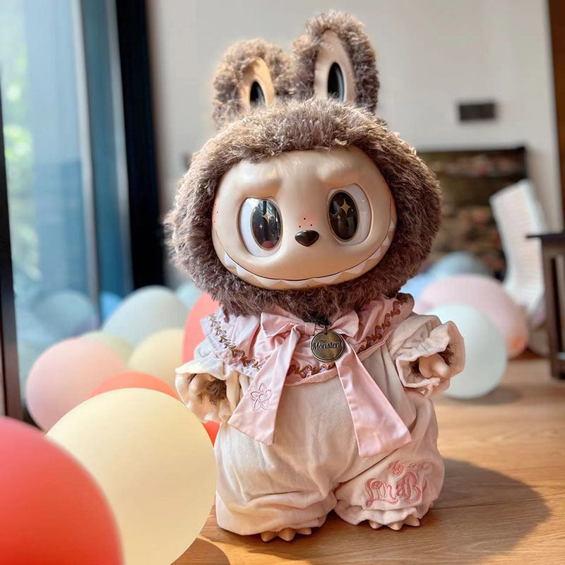 Clothing with 58cm LABUBU Design ZIMOMO Doll Clothes Rubber LABUBU Plush Toy Clothing Cute