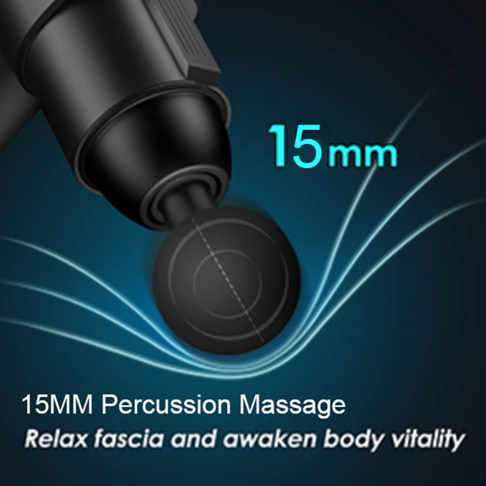 24V Lcd Touch Adjustment 12 Gears Lcd Screen Sports Muscle Deep Tissu Fascia Mini Massage Gun With Lcd Display - V.I.P Digital Presence