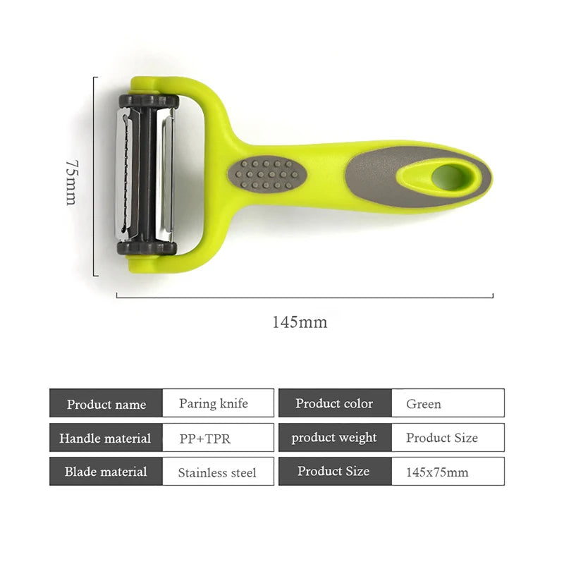 3 In 1 Rotary Peeler Fruit Vegetables Cabbage Graters Salad Carrot Potato Slicer Kitchen Multifunction Grater Julienne Peeler - V.I.P Digital Presence