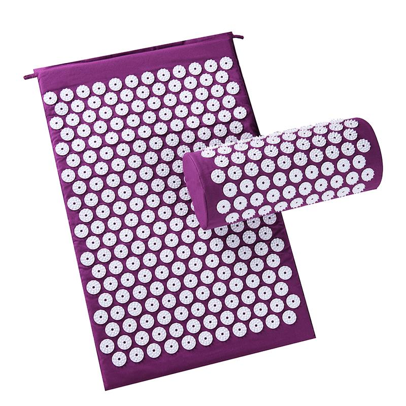 Acupressure Massager Mat Relieve Stress Pain Yoga Mat Natural Relief Stress Tension Body Massage Pillow Cushion - V.I.P Digital Presence