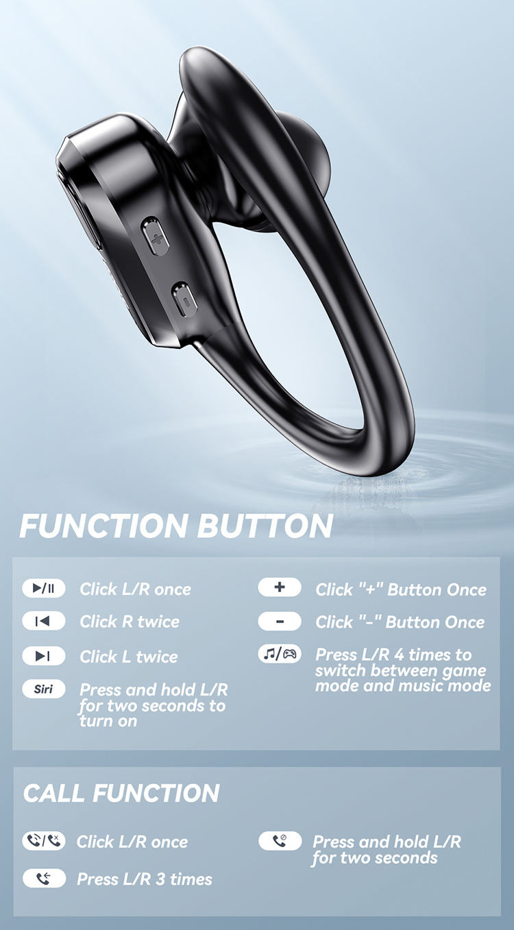 XT80 over the ear wireless Bluetooth earphones with ultra long battery life sports noise reduction TWS Bluetooth earphones - V.I.P Digital Presence