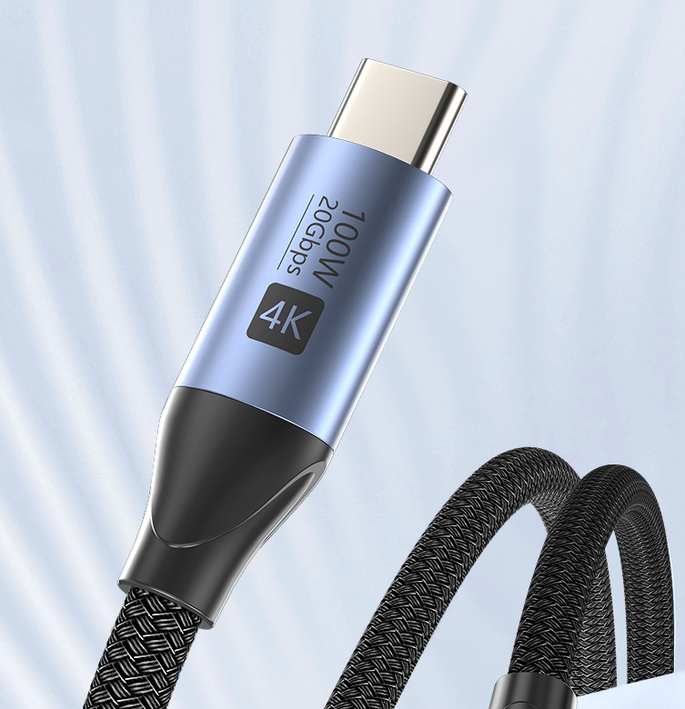 Data cable 100W mobile phone computer fast charging hard drive high-speed transmission 4k screen mirroring - V.I.P Digital Presence