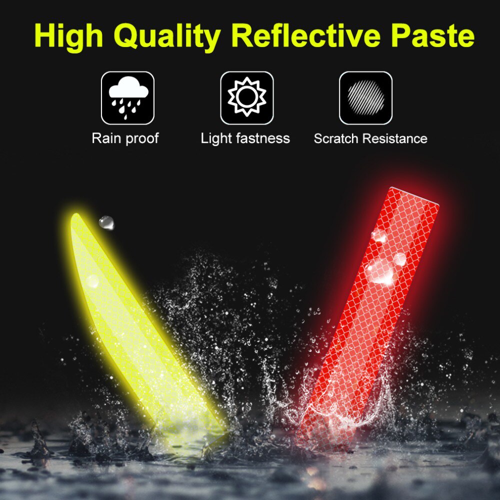 5pcs/set Car Reflectante Reflector Sticker 91*4 Car Body Trunk Exterior Auto Accessories Reflective Tape Reflex Exterior Warning - V.I.P Digital Presence