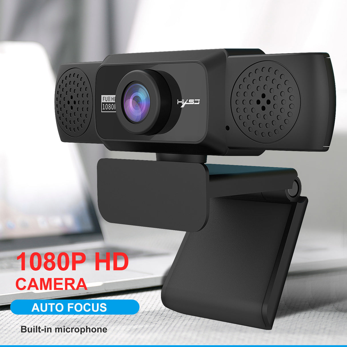 1080P high-definition computer camera with 360 degree rotatable video conferencing and live streaming of online courses - V.I.P Digital Presence