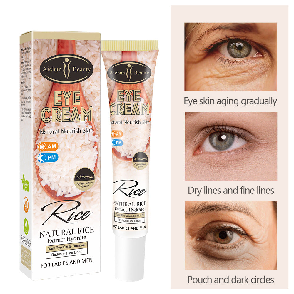 Rice Eye Cream To Remove Eye Bags And Dark Circles To Fade Fine Lines And Firming Eye Care Eye Cream - V.I.P Digital Presence