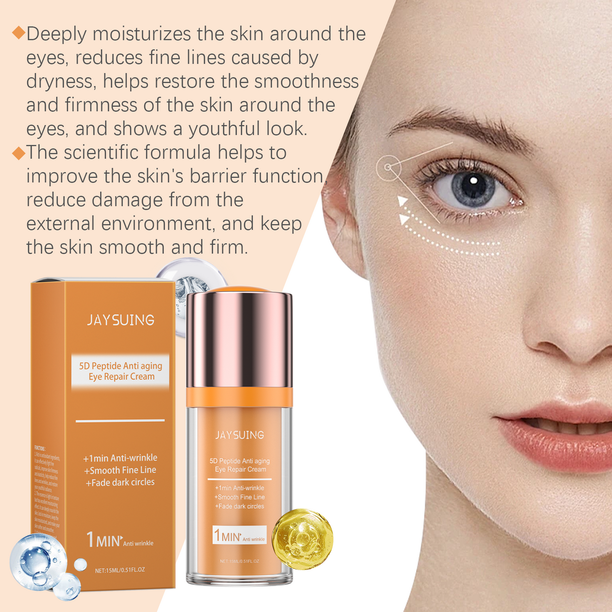 Eye Repair Cream Moisturizing Moisturizing Eye Cream Repair And Smooth The Skin Around The Eyes