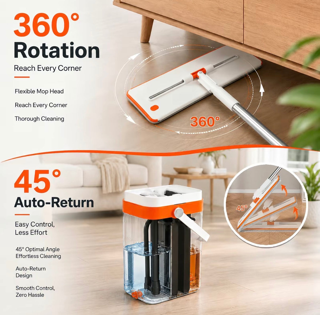 CleanSplit Flat Mop
