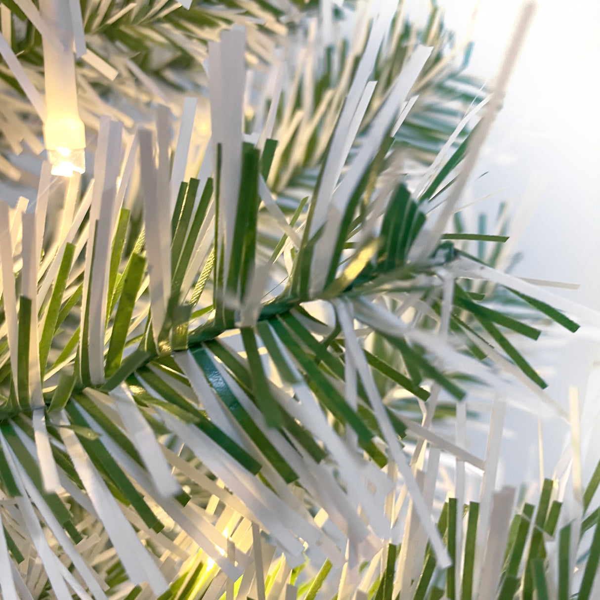 Pre-lit Xmas Tree Artificial Christmas 4-Piece Set,Garland, Wreath and Set of 2 Entrance Trees X-mas - V.I.P Digital Presence