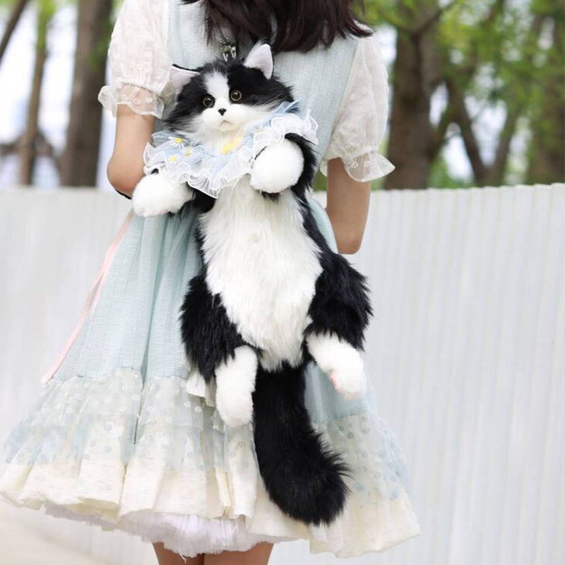Handmade plush cat backpacks: super cute, trendy. Great bday gifts or toys, doubles as a cat - themed shopping bag! - V.I.P Digital Presence