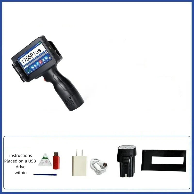 Yaomatec 1755 intelligent handheld inkjet printer assembly line batch number changing and marking machine food production date - V.I.P Digital Presence