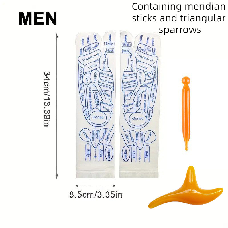 Warp socks English acupoint socks meridian socks massage socks - V.I.P Digital Presence