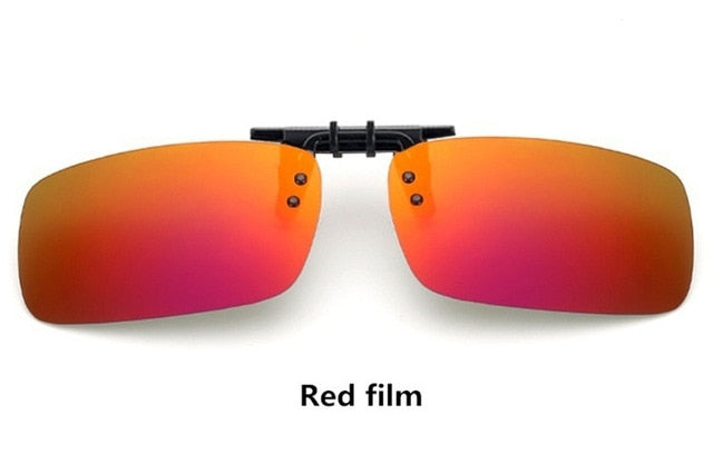 Cool Polarized Mirrored UV400 Lens Clips On Sunglasses Driving Night Vision Lens Sun Glasses Male Anti-UVA For Men Women - V.I.P Digital Presence