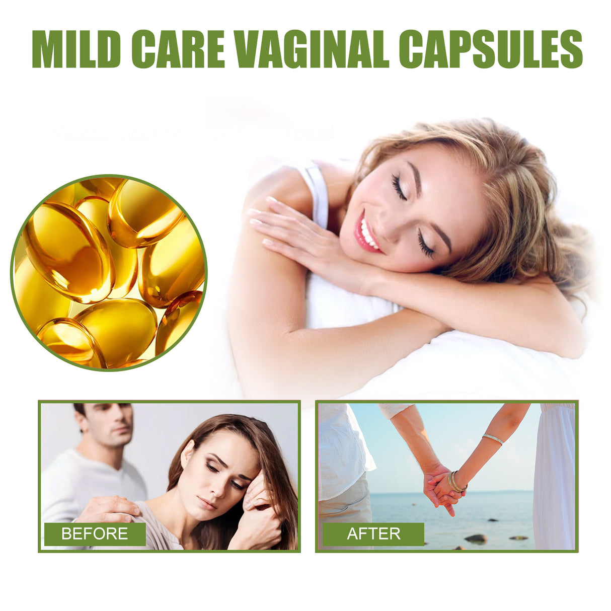 Mild Care Vaginal Capsules, Body Cleanse Deodorizing Odor And Itchiness Firming Gentle Care Capsules - V.I.P Digital Presence
