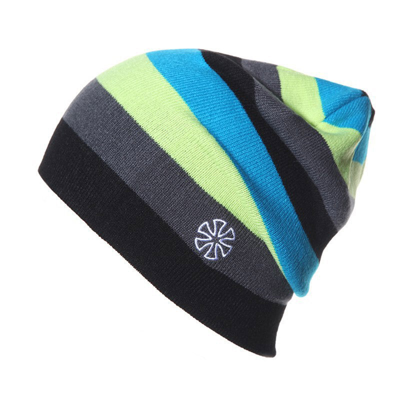 Outdoor Beanies Cap Casual Striped Knitted Hat Headwear Snowboarding Skiing Skating Cycling Apparel Accessories - V.I.P Digital Presence