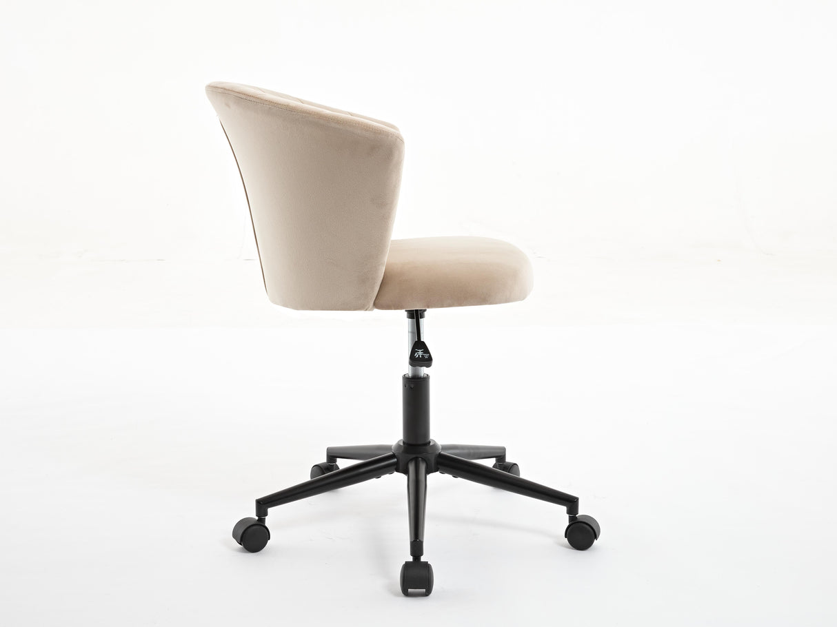 Home Office Chair, Velvet Fabric Swivel Flower Shape Computer Desk Chair for Home Office or Bedroom - V.I.P Digital Presence