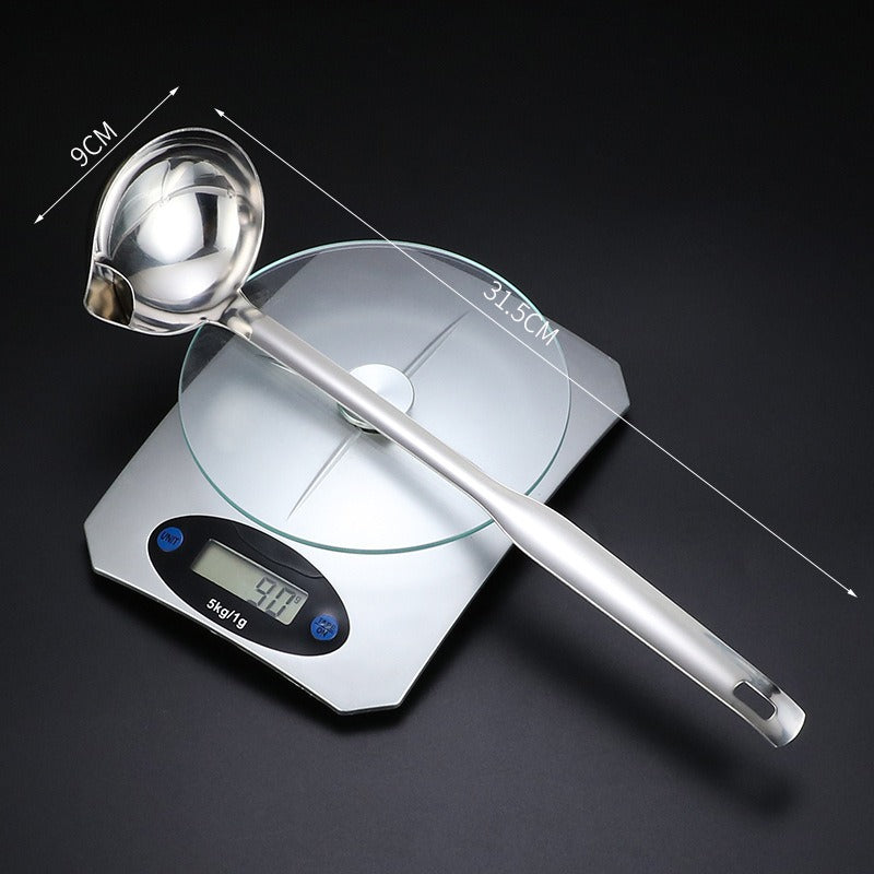 304 stainless steel oil separating spoon oil draining and filtering tool soup spoon - V.I.P Digital Presence