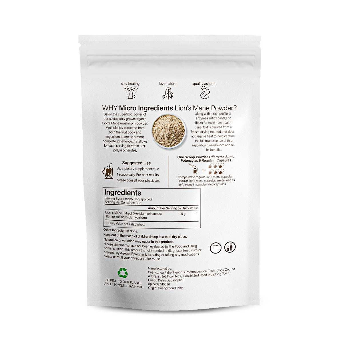 Lion mane mushroom powder Monkey head mushroom powder - V.I.P Digital Presence