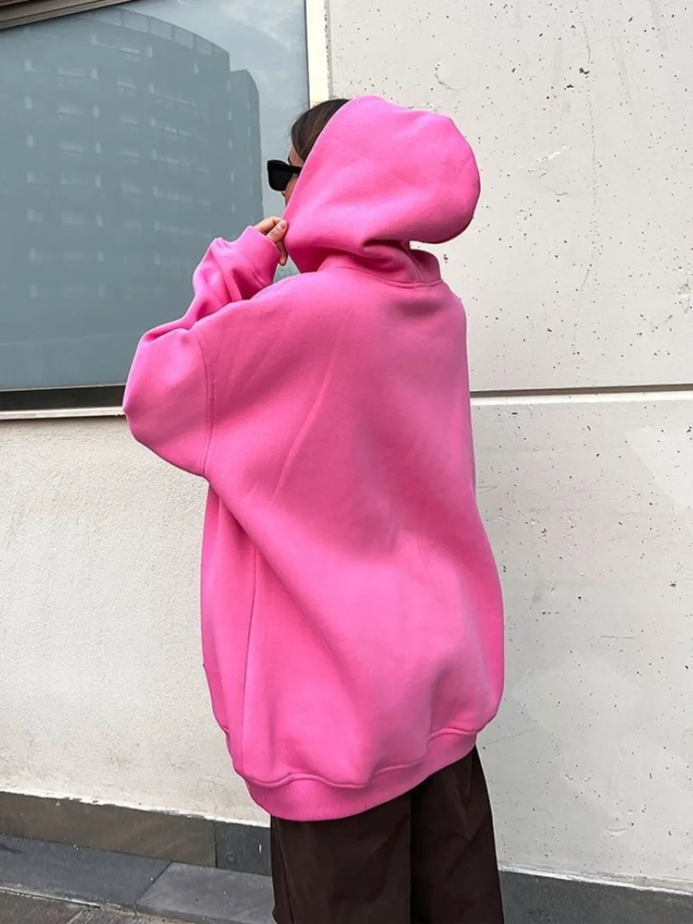 Pocketed Dropped Shoulder Long Sleeve Hoodie - V.I.P Digital Presence