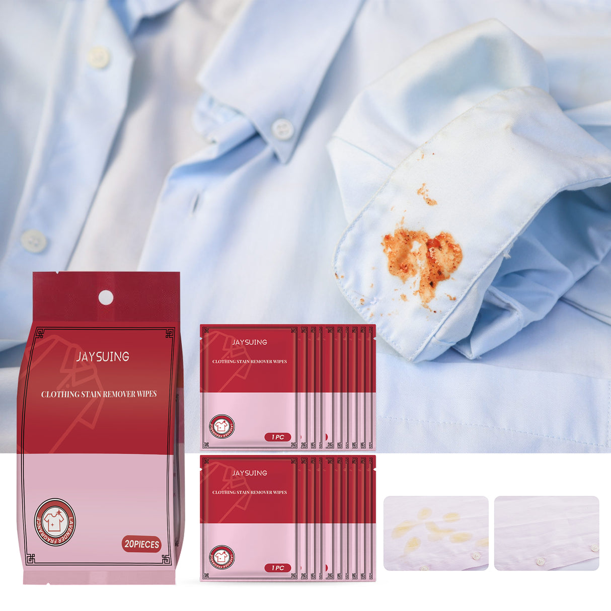 Clothes Decontamination Wipes Deep Clean Stain And Stain Protection Clothes Cleaning Wipes - V.I.P Digital Presence