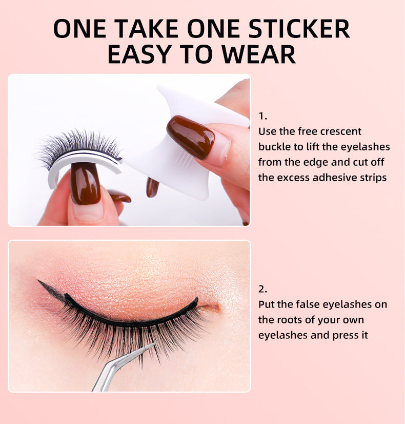 False Eyelashes Warm Gel Free Self-Adhesive Three Pair Suit Pure Manual Natural Exquisite Boxed Japanese False Eyelashes - V.I.P Digital Presence