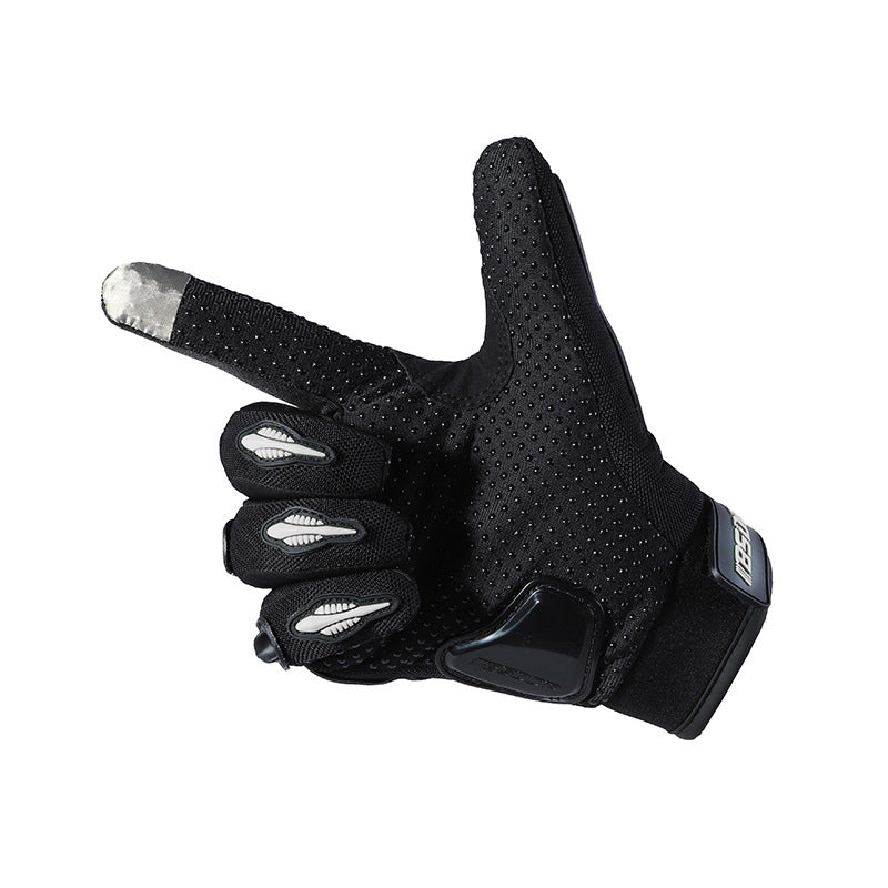 Motorcycle Riding Gloves, All Finger, Summer Breathable, Men's And Women's Electric Vehicles, Anti Fall, Anti Slip, Touch Screen - V.I.P Digital Presence