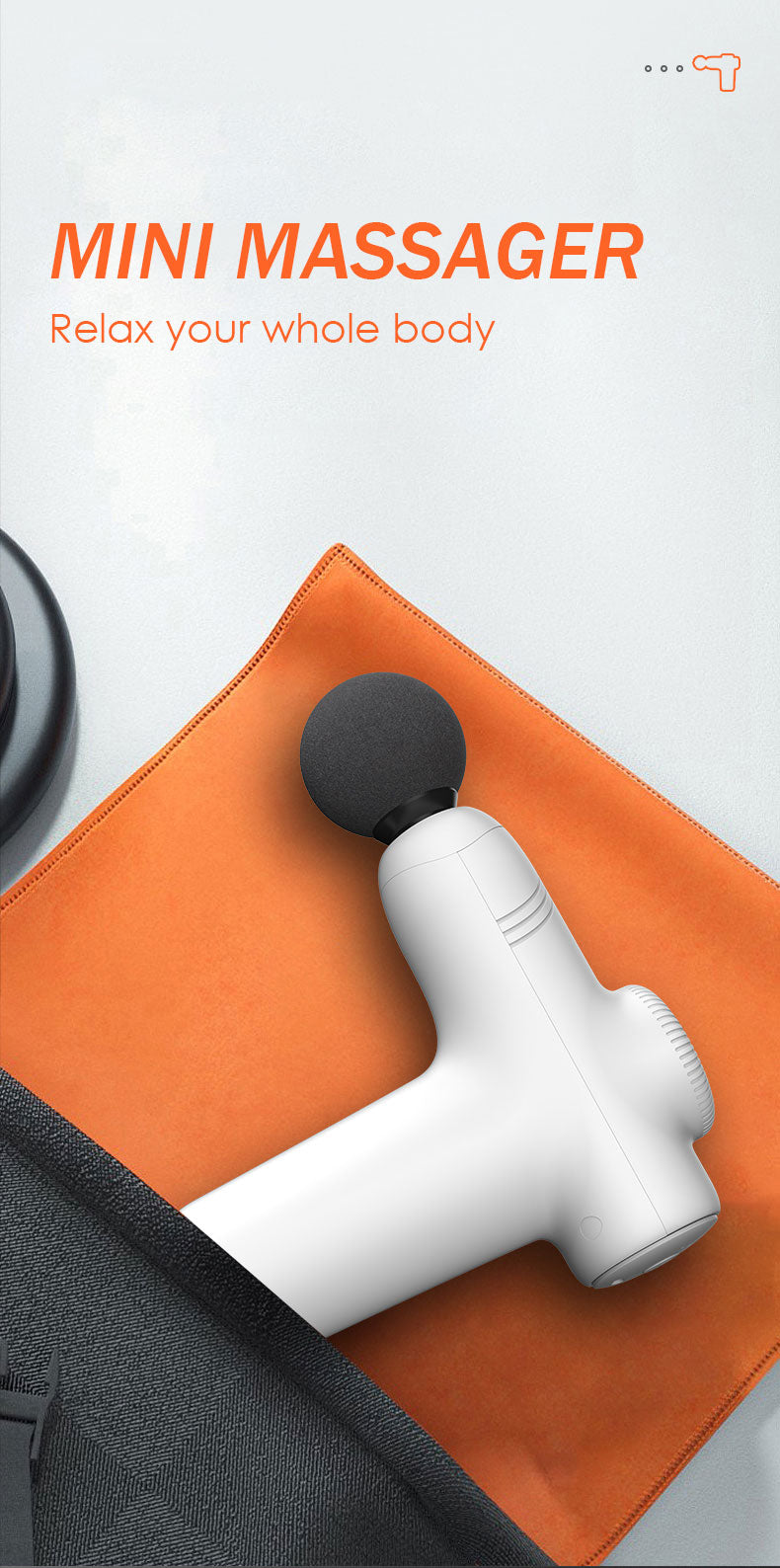 Mini Fascia Gun Muscle Relaxation Electric Vibration Massage Gun Mini Portable Fascia Gun - V.I.P Digital Presence