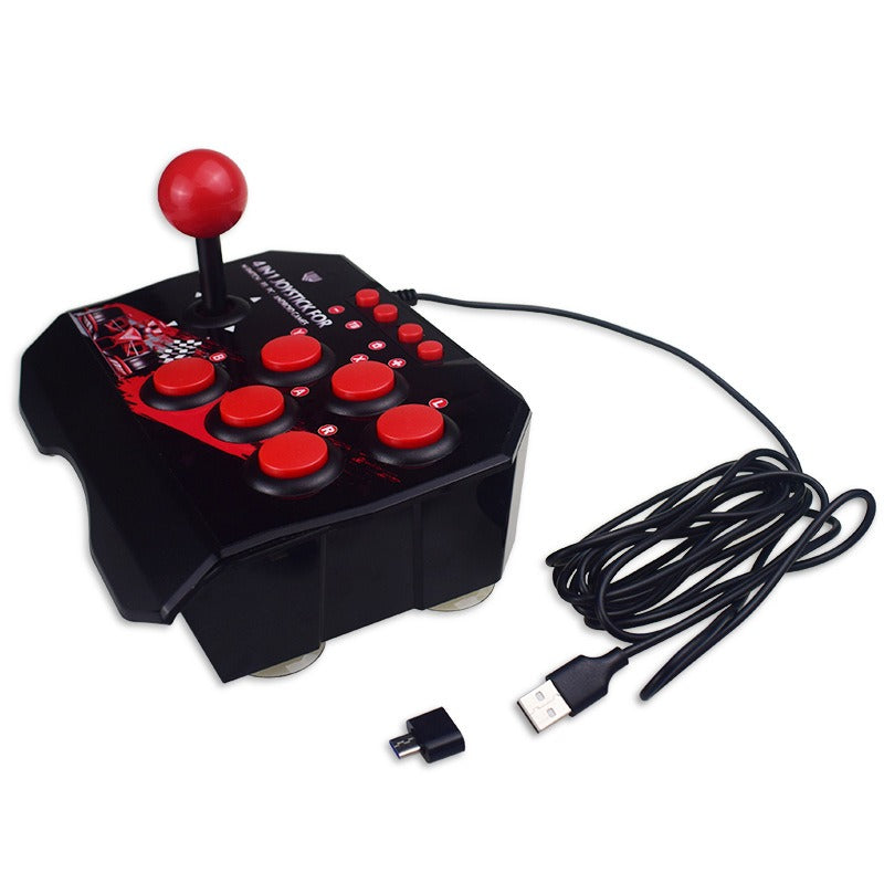 Suitable for Switch/PC/PS3/Android game controllers rocking tables classic wired fighting joysticks for two person arcade games - V.I.P Digital Presence