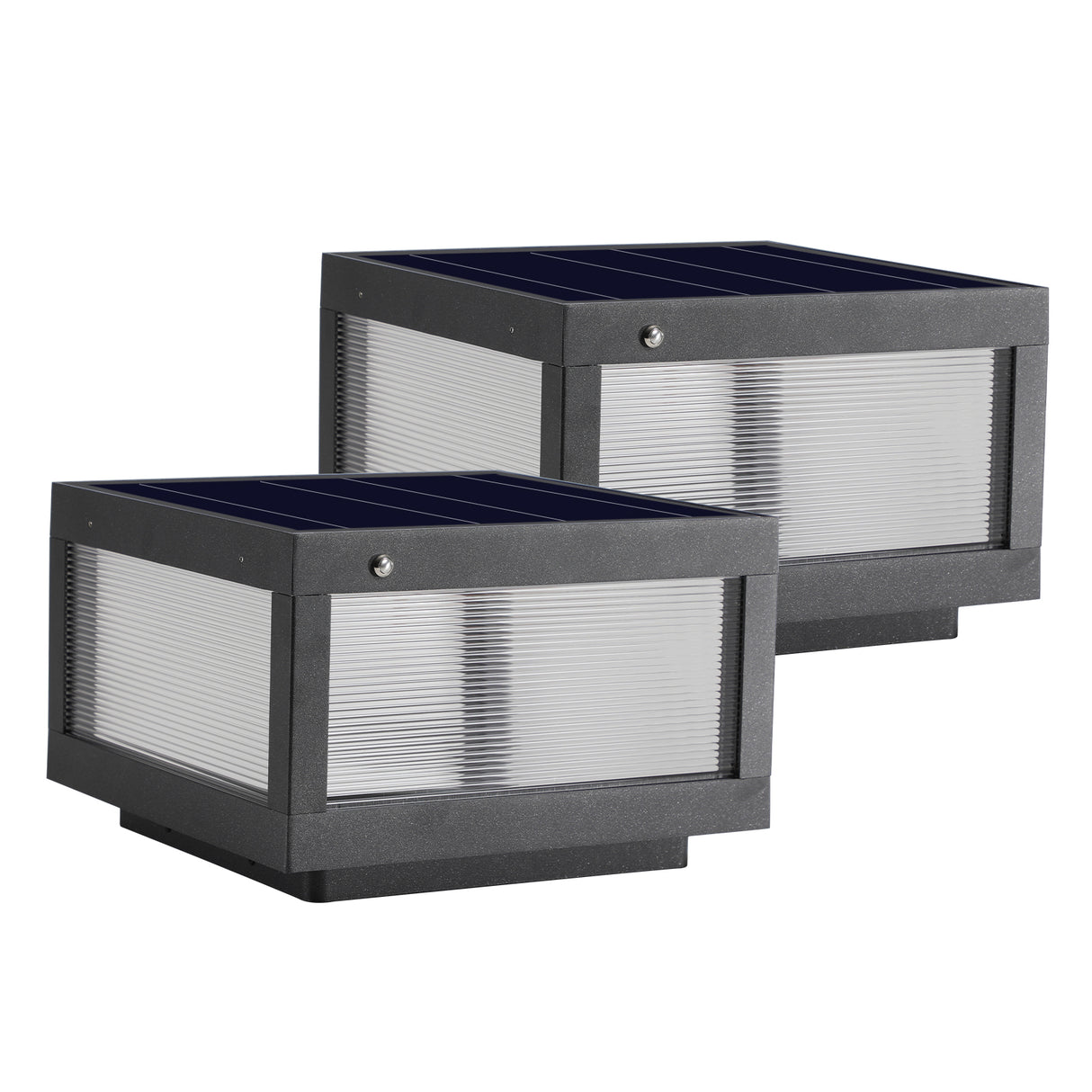 Solar Wall Lamp With Dimmable LED Aluminium