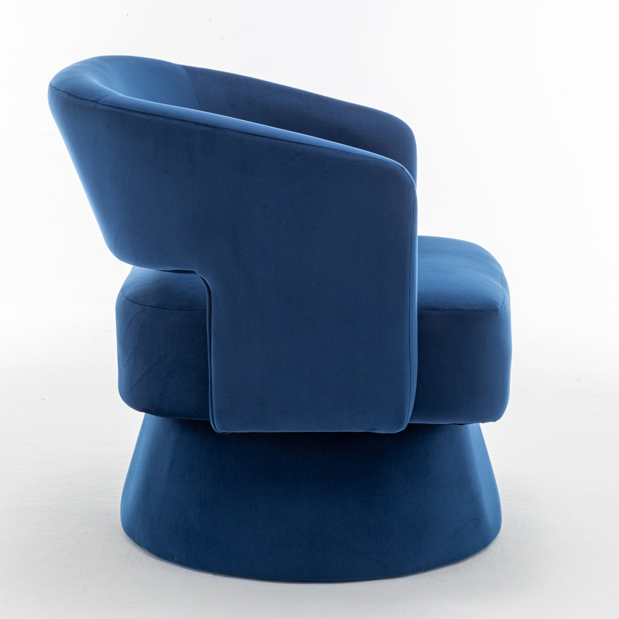 Swivel Barrel Chair, Velvet Accent Armchair 360 Degree Swivel Club Chair for Living Room Bedroom Reception Room - V.I.P Digital Presence